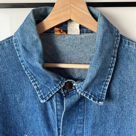 Vintage Men’s Big Ben by Wrangler Denim Chore Coat - Size XL - Picture 2 of 5
